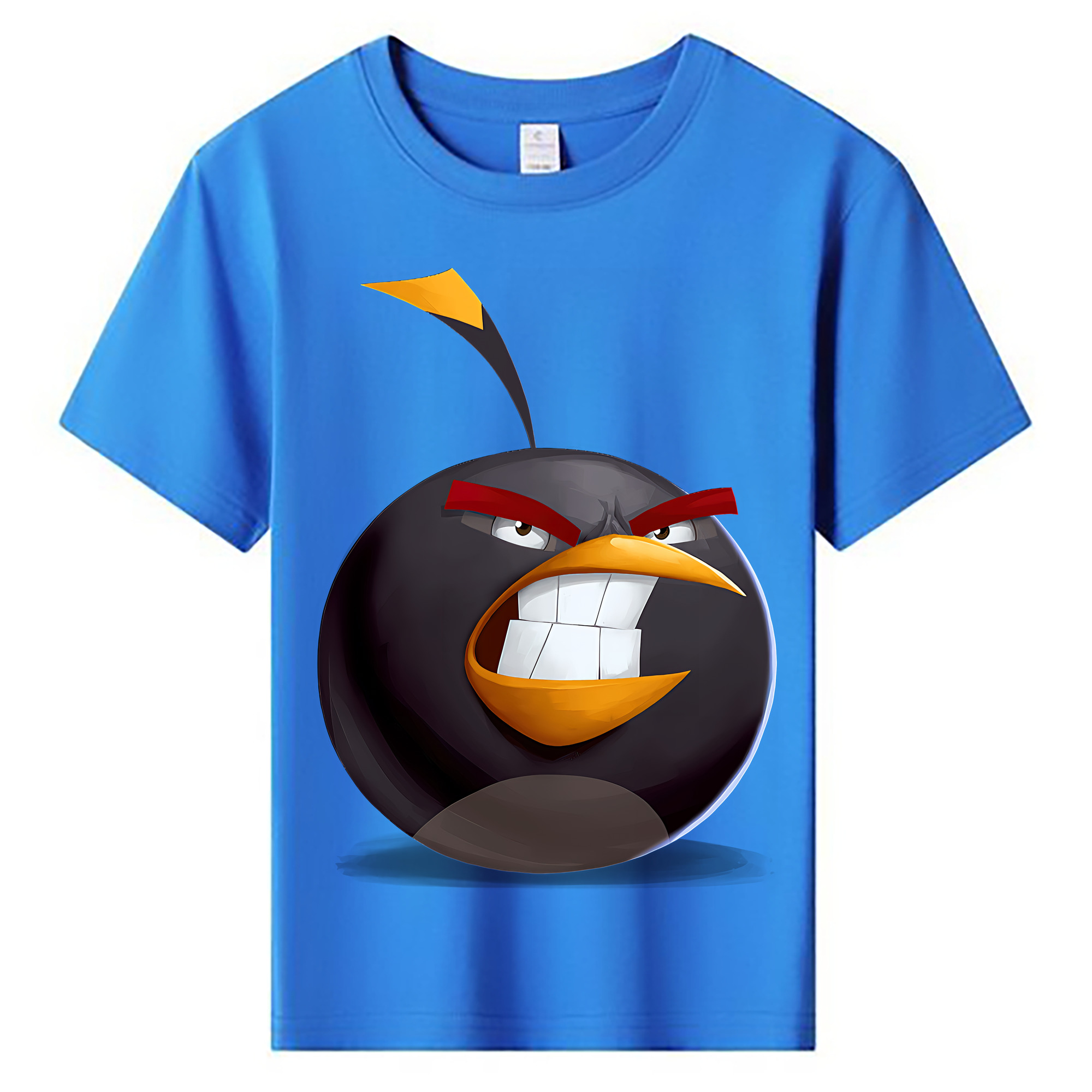 （画像用） Angry Birds アングリーバード 綿100％キッズTシャツ（フロントプリント）